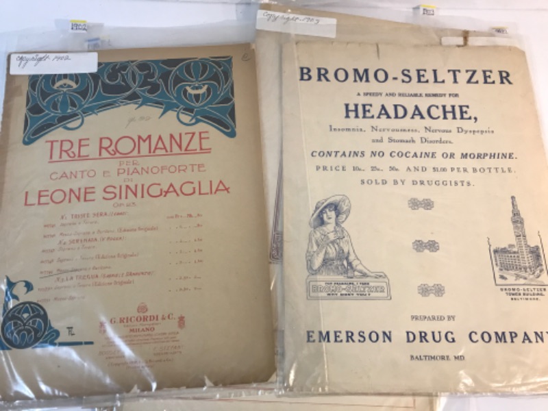 Photo 4 of ANTIQUE SHEET MUSIC 20 ITEMS