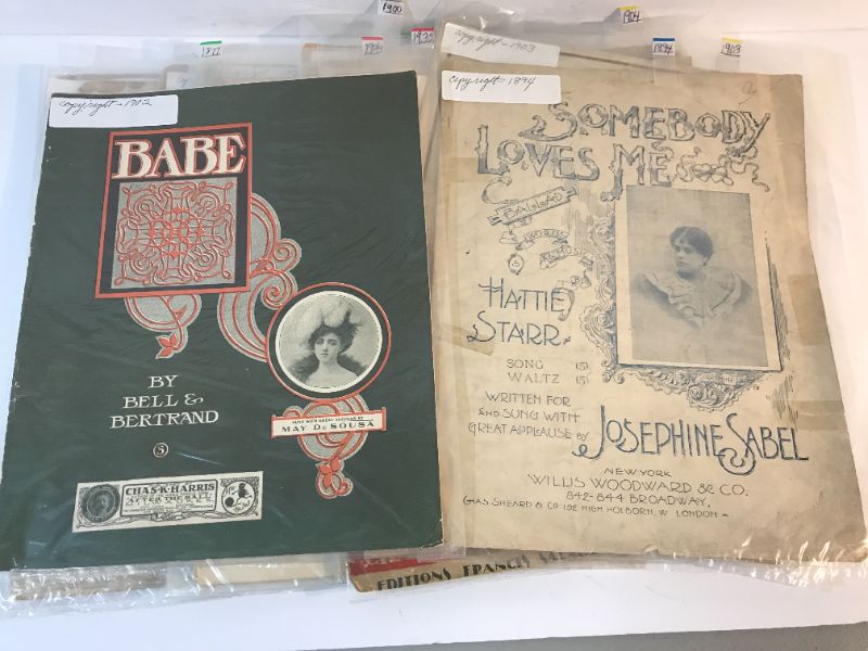 Photo 3 of ANTIQUE SHEET MUSIC 
20 ITEMS