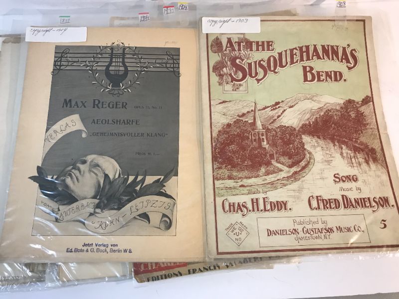 Photo 6 of ANTIQUE SHEET MUSIC 
20 ITEMS