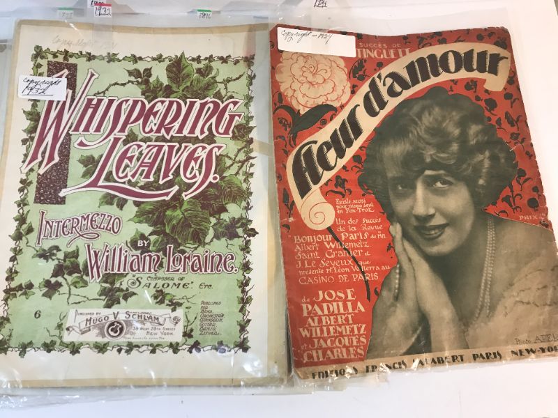 Photo 5 of ANTIQUE SHEET MUSIC 
20 ITEMS