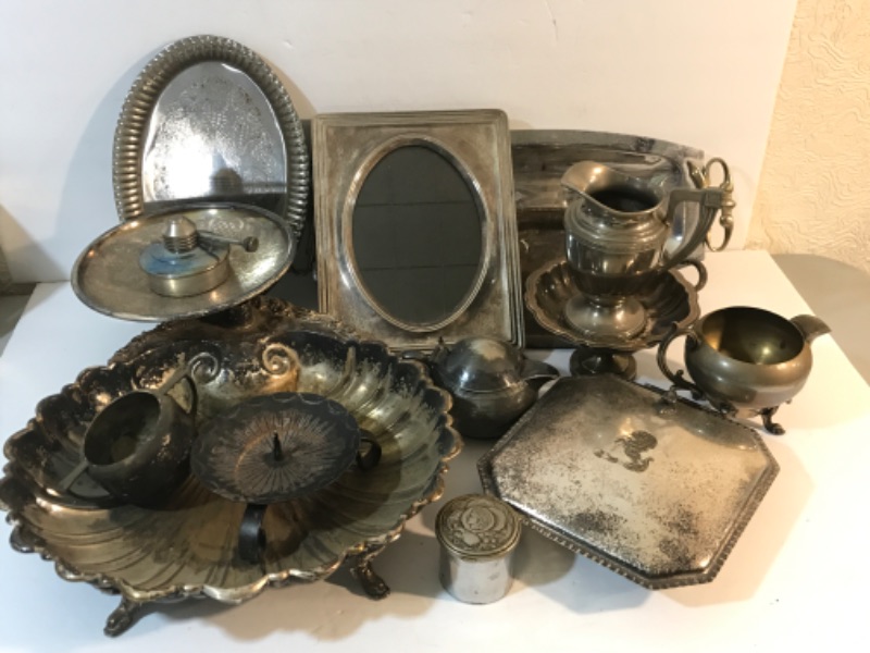 Photo 2 of ASSORTED VINTAGE SILVERPLATE