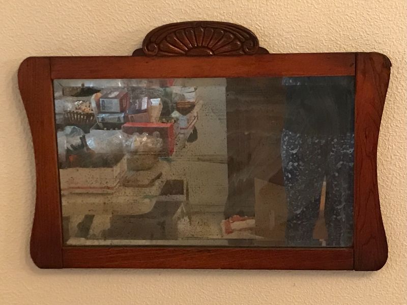 Photo 1 of ANTIQUE WOOD FRAME MIRROR
24X16.5