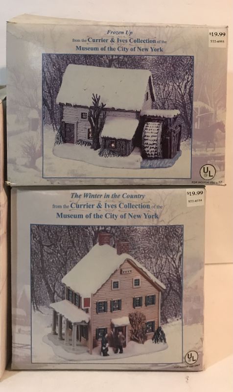 Photo 2 of CURRIER & IVES SUNDAY WINTER SCENE