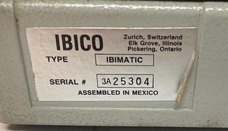 Photo 2 of HEAVY DUTY IBICO IBIMATIC INDUSTRICAL COMB METAL BINDING SYSTEM