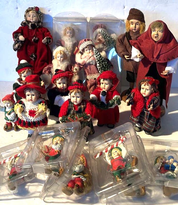 Photo 1 of CHRISTMAS CAROLERS & CHRISTMAS ORNAMENTS