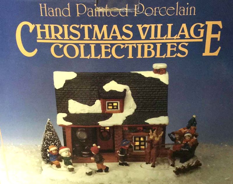 Photo 3 of CHRISTMAS VILLAGE COLLECTABLES AND MISTLETOE MAGIC PORCELAIN FIGURINES