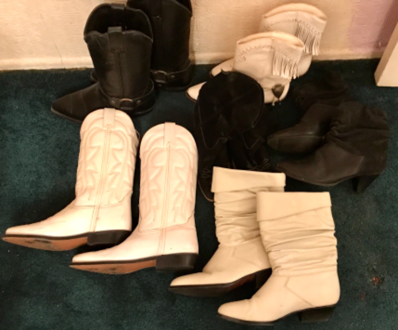 Photo 1 of VINTAGE BOOTS- VARIOUS STYLES SIZE 6.5 & 7 