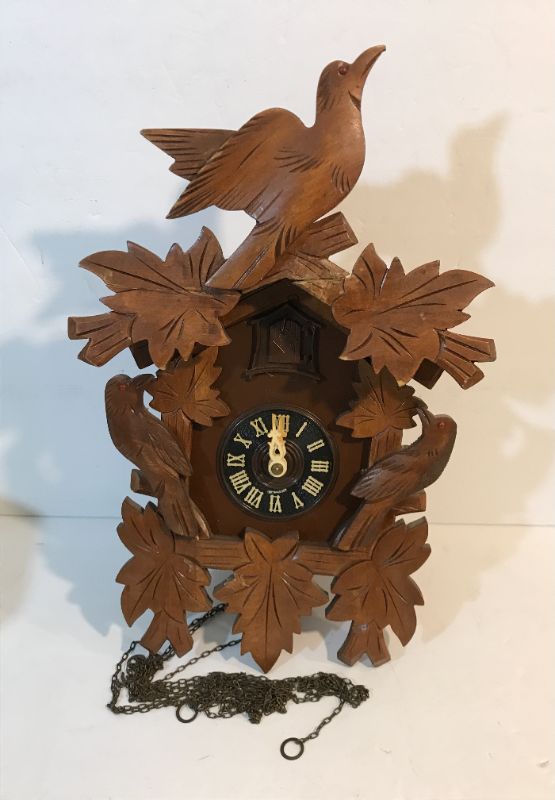 Photo 1 of VINTAGE COO COO CLOCKS - ONE CAN BE USED FOR PARTS TO REFURBISH