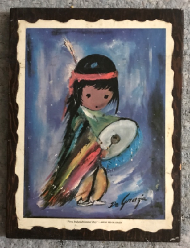 Photo 2 of DeGRAZIA SIGNED TORTILLAS BOOK & RECORD ADDRESSED TO ROBERTA DARREN IN 1974 AND PRINT “BOY WITH ROOSTER AND PLAQUE 