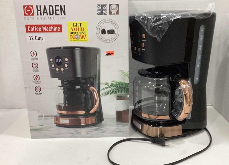 Photo 1 of HADEN 12 CUP COFFEE MACHINE