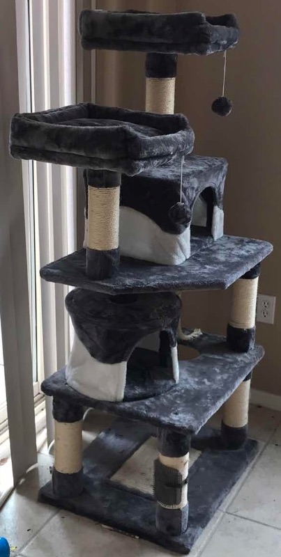 Photo 2 of MULTILEVEL CAT TREE WITH COZY PERCHED AREA , SCRATCHING POSTS & MORE  