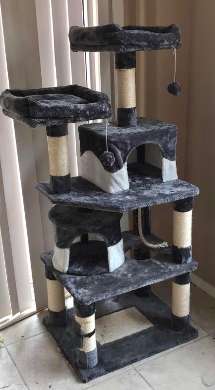 Photo 1 of MULTILEVEL CAT TREE WITH COZY PERCHED AREA , SCRATCHING POSTS & MORE  