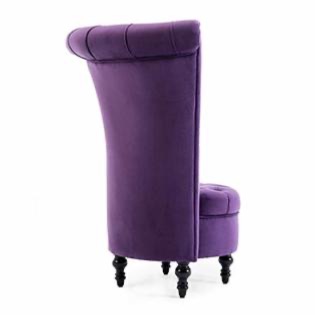 Photo 2 of BELLEZE MODERN GOTHIC STYLE VELVET ACCENT CHAIR, ELEGANT SEATING WITH HIGH BACK & BUTTON DETAILS, CONTEMPORARY DESIGN FOR LIVING

