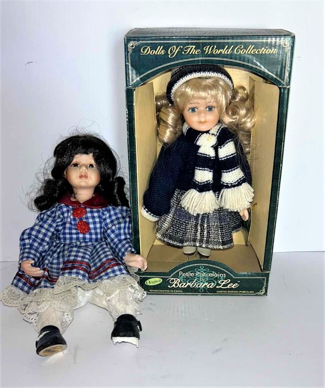 Photo 1 of 2 PORCELAIN DOLLS