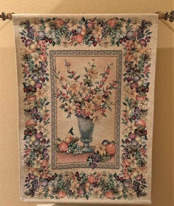 Photo 1 of WEIGHTED TAPESTRY WITH HANGER 26” x 35.5”