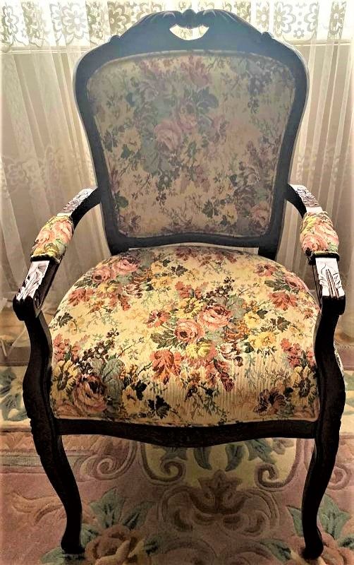 Photo 1 of FLORAL TAPESTRY OCCASIONAL CHAIR