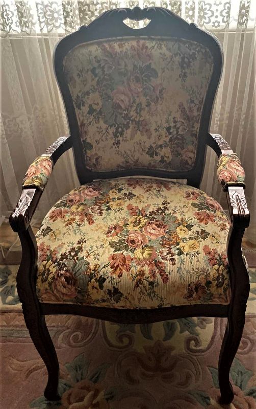 Photo 5 of FLORAL TAPESTRY OCCASIONAL CHAIR