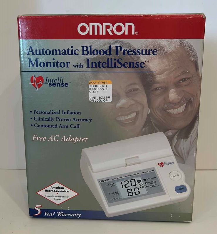 Photo 1 of OMRON AUTOMATIC BLOOD PRESSURE MONITOR