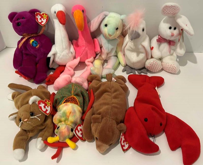 Photo 1 of 10 COLLECTIBLE BEANIE BABIES