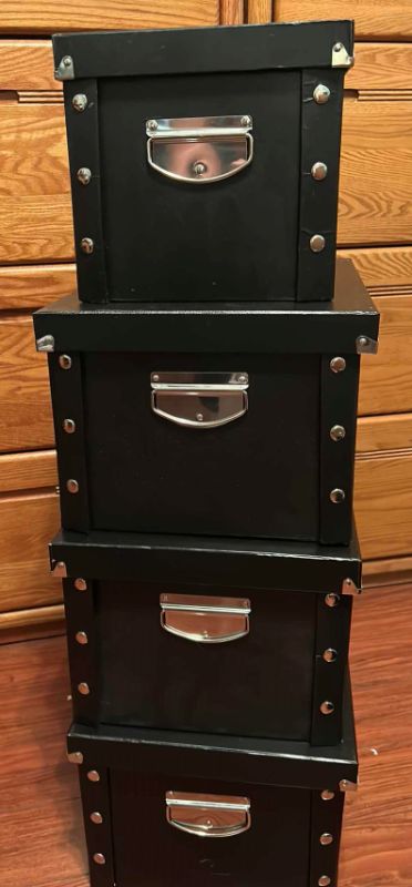 Photo 1 of 4 SNAP TOGETHER STORAGE BOXES (LARGEST 12” x 15” x H10”)
