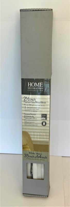 Photo 1 of NEW 2.5” PREMIUM FAUX WOOD BLINDS 35” x 64”