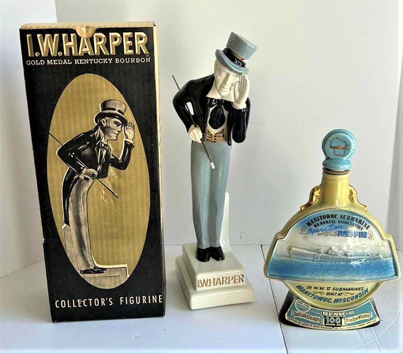 Photo 1 of COLLECTOR WHISKEY FIGURES (EMPTY) TALLEST H17”