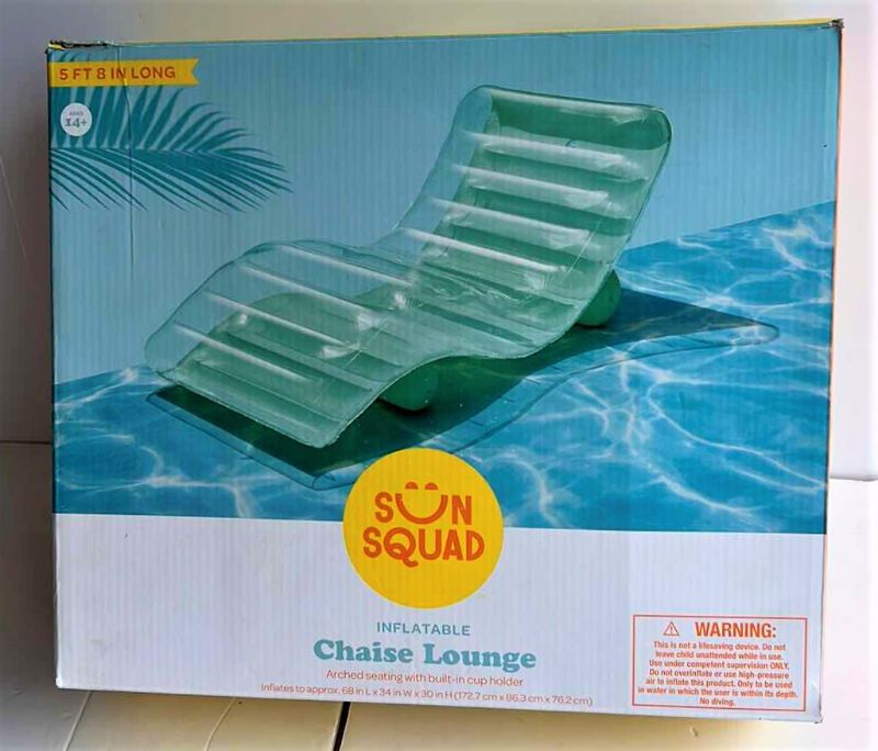 Photo 1 of SUN SQUAD INFLATABLE CHAISE LOUNGE