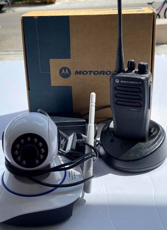 Photo 1 of MOTOROLA RADIO AND AN IP CAMERA