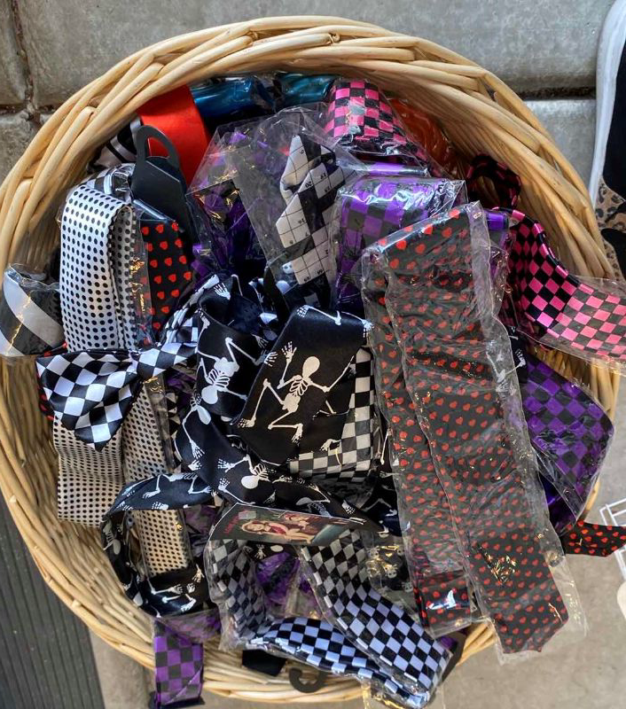 Photo 1 of BASKET OF BOYS ELASTIC TIES AND REGULAR TIES