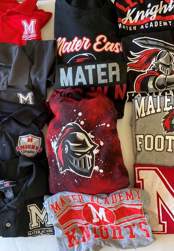 Photo 1 of MENS MATER ACADEMY ASSORTED XL SHIRTS