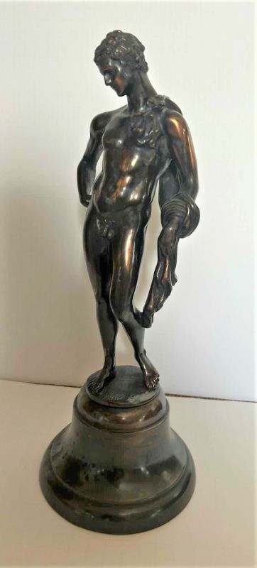 Photo 1 of ANTIQUE BRONZE "APOLLO" SIGNED AND NUMBERED SCULPTURE H14.5” WITH PAPERWORK 