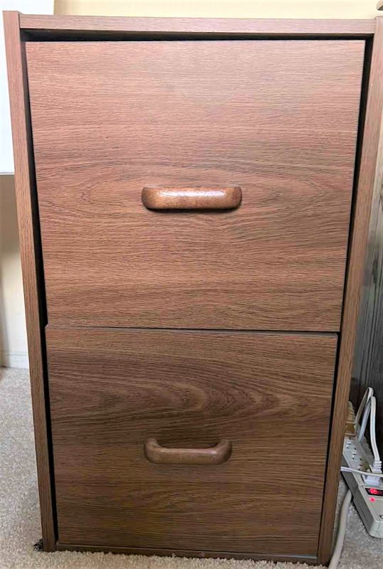 Photo 1 of 2 DRAWER FILE CABINET 14.5” x 19.5 x H24”