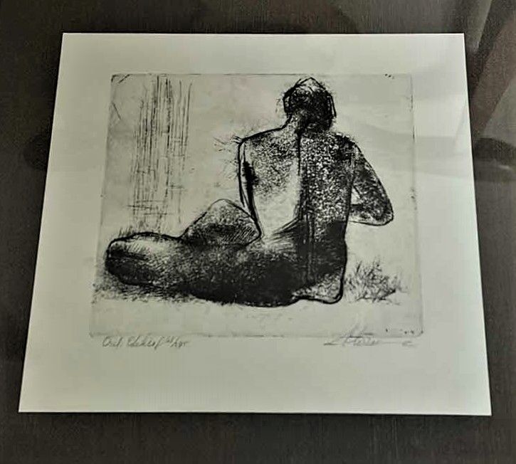 Photo 1 of GOLD FRAMED, SIGNED AND NUMBERED ETCHING WITH COA