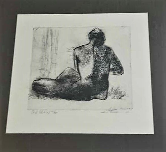 Photo 11 of GOLD FRAMED, SIGNED AND NUMBERED ETCHING WITH COA