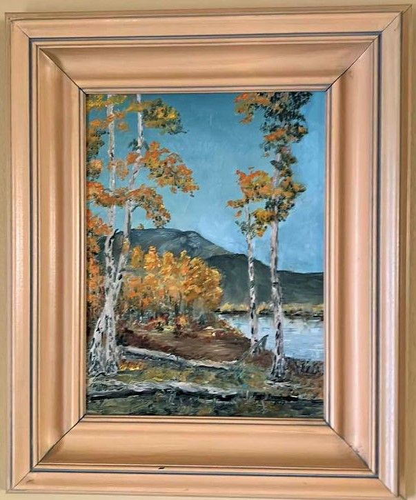 Photo 7 of ARTISIT SIGNED OIL PAINTING ON CANVAS “LANDSCAPE” FRAMED