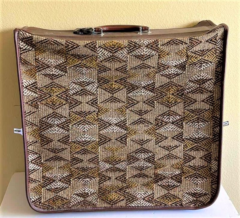 Photo 1 of VINTAGE VENTURA CARPETBAG SUITCASE