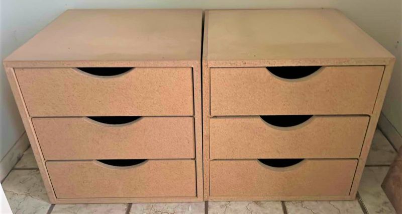 Photo 1 of TWO SMALL DRESSER DRAWERS EACH 16” x 16” x 16”