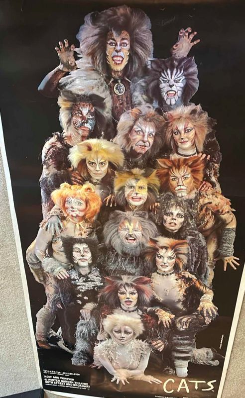 Photo 2 of CATS CANVAS POSTER 41” x 82.5”