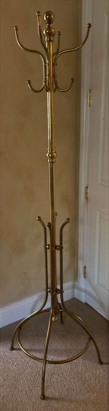 Photo 1 of BRASS COAT RACK H75”