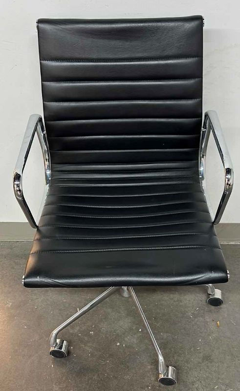 Photo 1 of EXECUTIVE LEATHER ADJUSTABLE OFFICE CHAIR