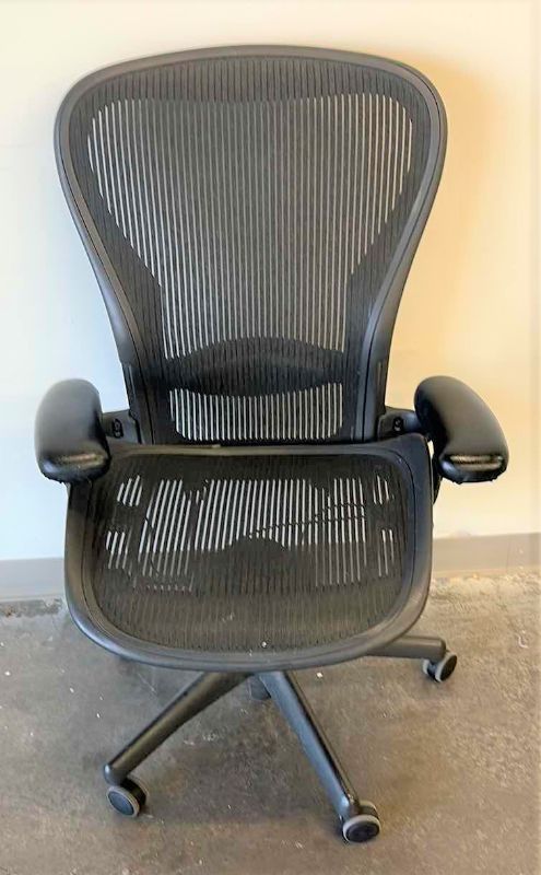 Photo 1 of EXECUTIVE HIGH BACK ADJUSTABLE NETTED OFFICE CHAIR