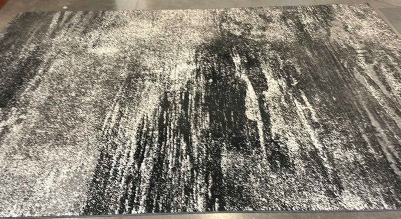 Photo 1 of LARGE BLACK, GRAY AND WHITE TONED RUG 10’ X 14’