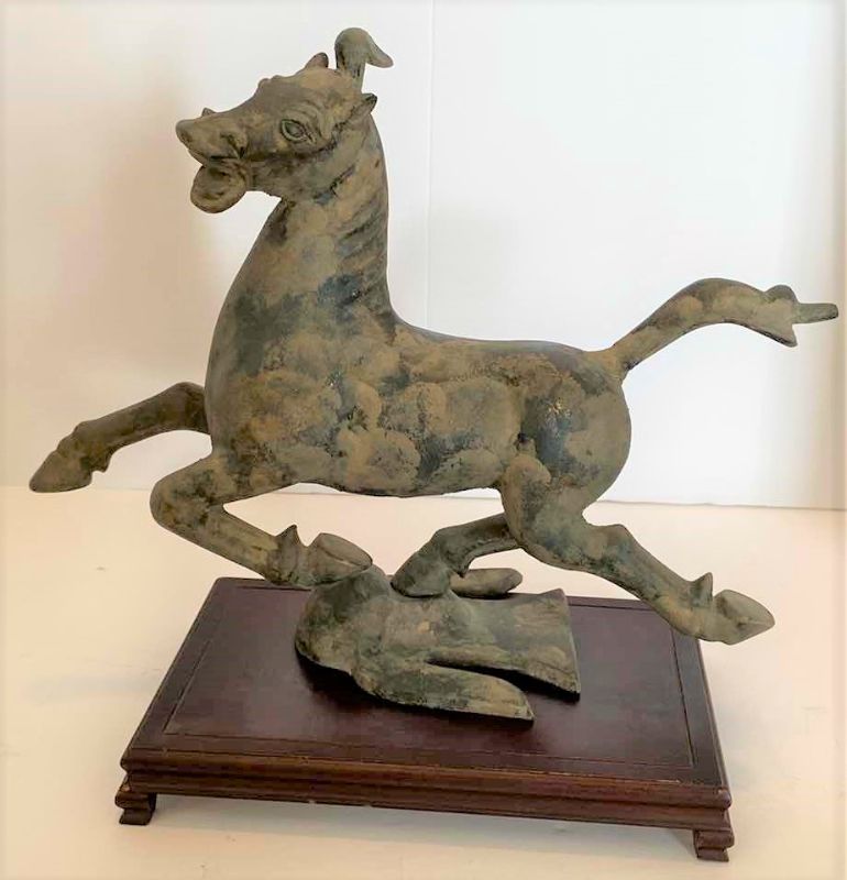 Photo 1 of FLYING HORSE OF GANSU 12” X 9.5” STAND INCLUDED (FROM GUMPS)