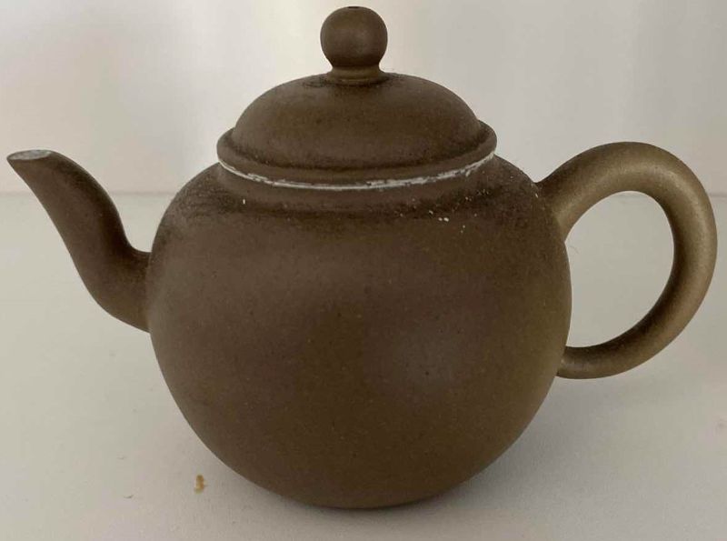 Photo 1 of VINTAGE CHINESE COLLECTIBLE CLAY TEA POT 5 3/4” x 3 3/4”