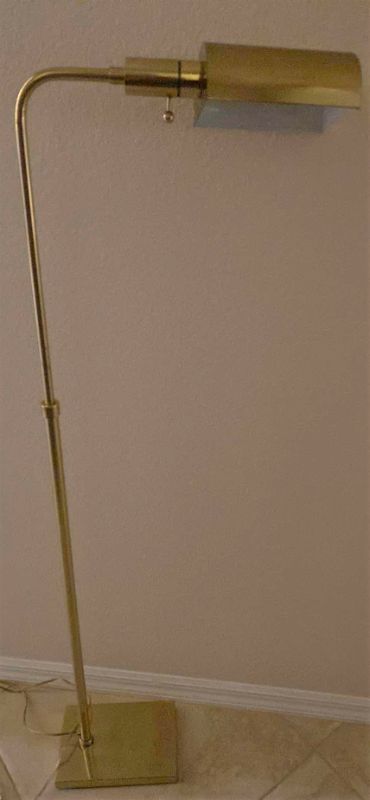 Photo 1 of Aluminum adjustable floor lamp H 48”