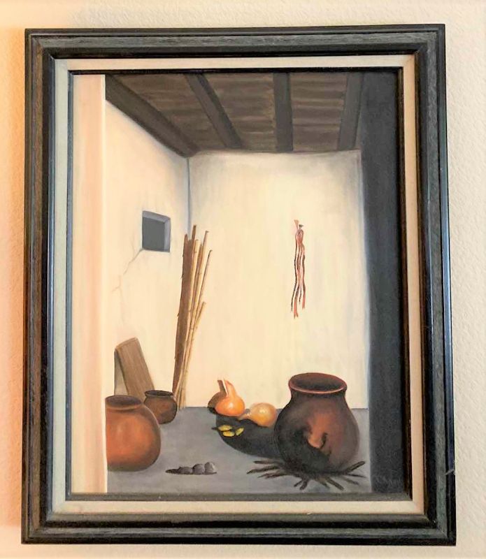 Photo 1 of Framed still life oil on canvas signed artwork 19 1/2“ x 23“