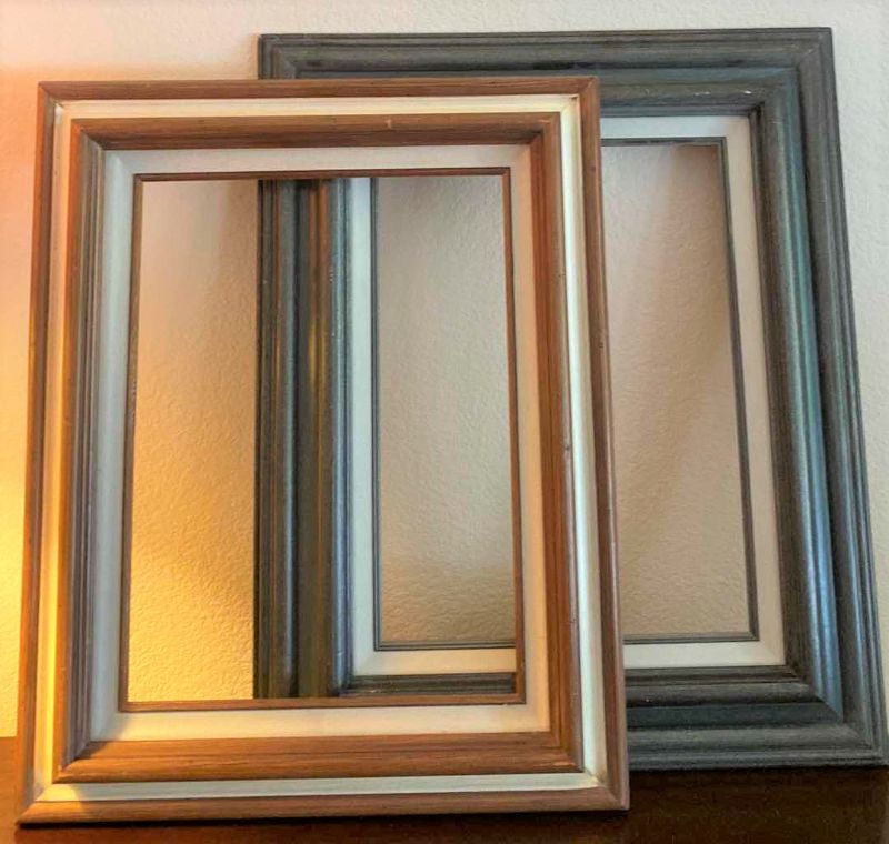 Photo 1 of Pair of wood frames for artwork largest 24“ x 19 1/2“