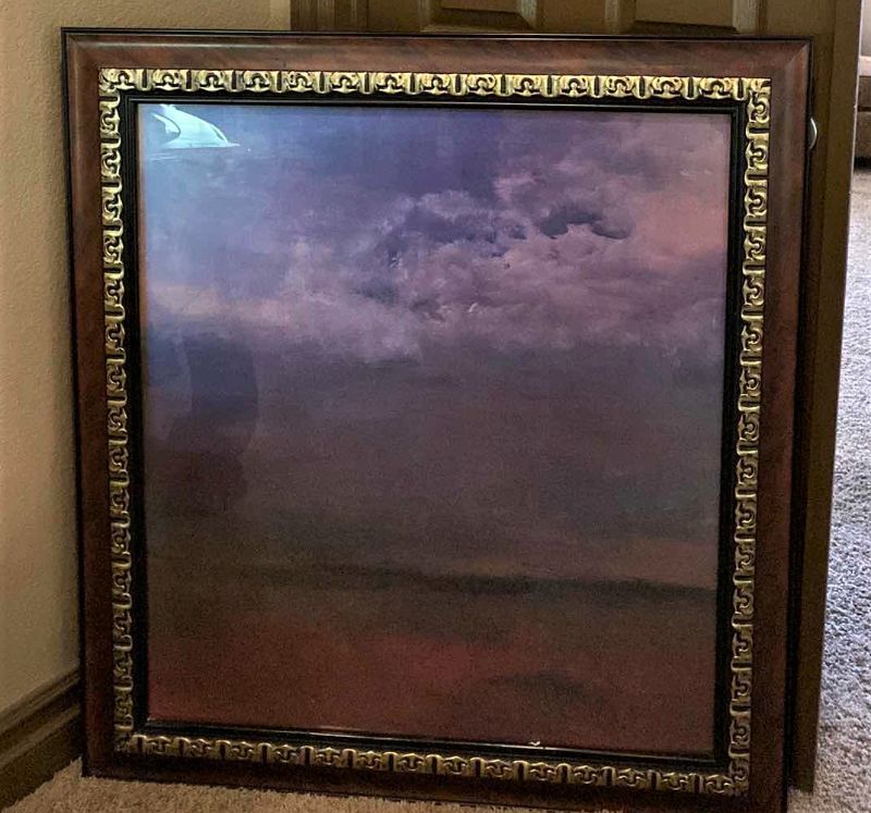 Photo 3 of FRAMED LANDSCAPE ARTWORK 37” X 41”