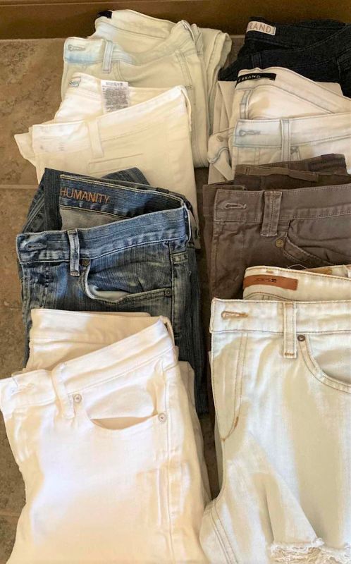 Photo 1 of 8-WOMENS SIZE 28 JEANS JOES, ARMANI CITIZENS OF HUMANITY AND MORE