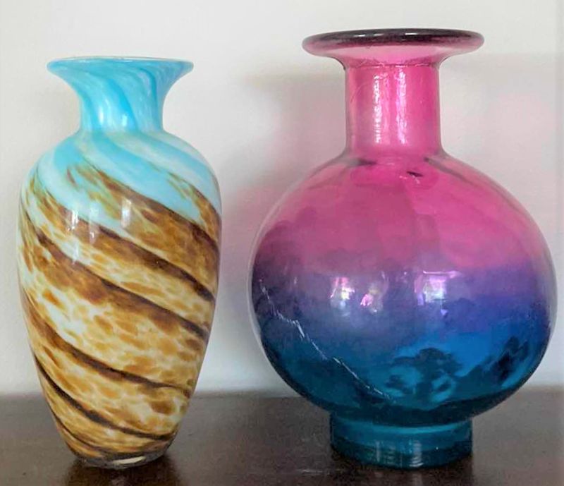 Photo 1 of PAIR OF VASES TALLEST 10” x 14”